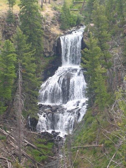 undine falls yellowstone national park wyoming etats-unis voyage aux usa en famille