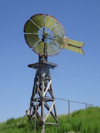 Windmill à Lubbock au Texas à voir pendant un voyage aux USA en famille