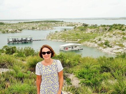 balade sur le lac Amistad à Del Rio au Texas pendant un voyage aux Etats-Unis en famille