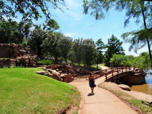 lucy park à wichita falls au Texas à découvrir lors d'un voyage aux Etats-Unis en famille