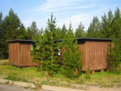 Cabins à Yellowstone au wyoming aux etats-unis où loger lors d'un voyage aux usa en famille