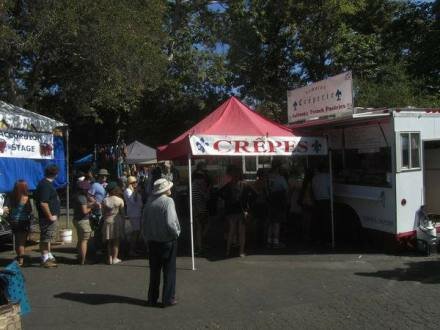 French Festival à Santa Barbara en californie aux Etats-Unis à voir lors d'un voyage en amérique en famille