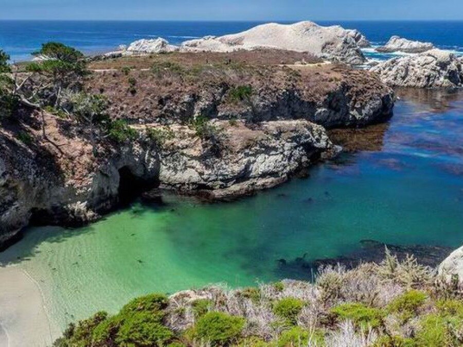Point Lobos State Natural Reserve en californie aux etats-unis lors d'un voyage aux usa en famille