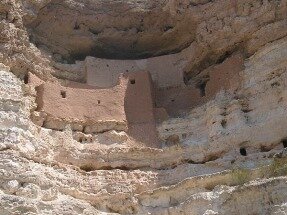 Montezuma Castle National Monument Sedona Arizona Etats-unis voyage aux usa en famille
